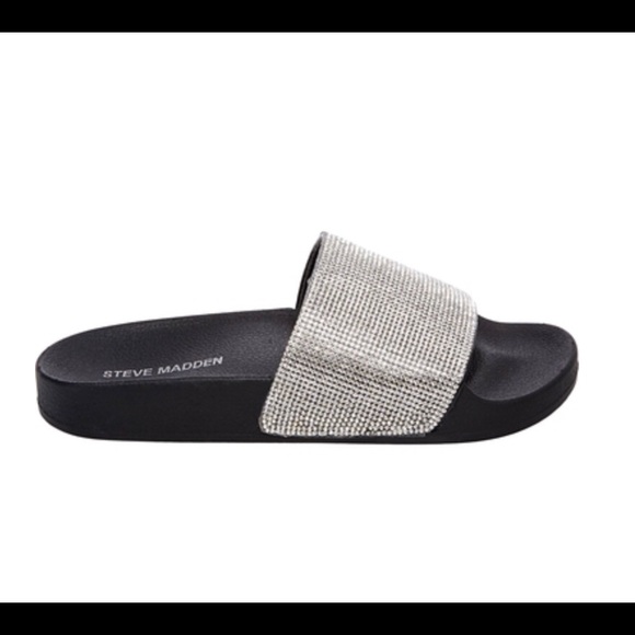 Madden Girl Fancy Pool Slides Sz.7 NEW - Picture 2 of 3